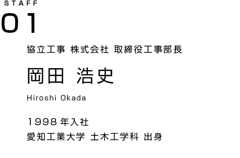 協立工事株式会社 岡田浩史